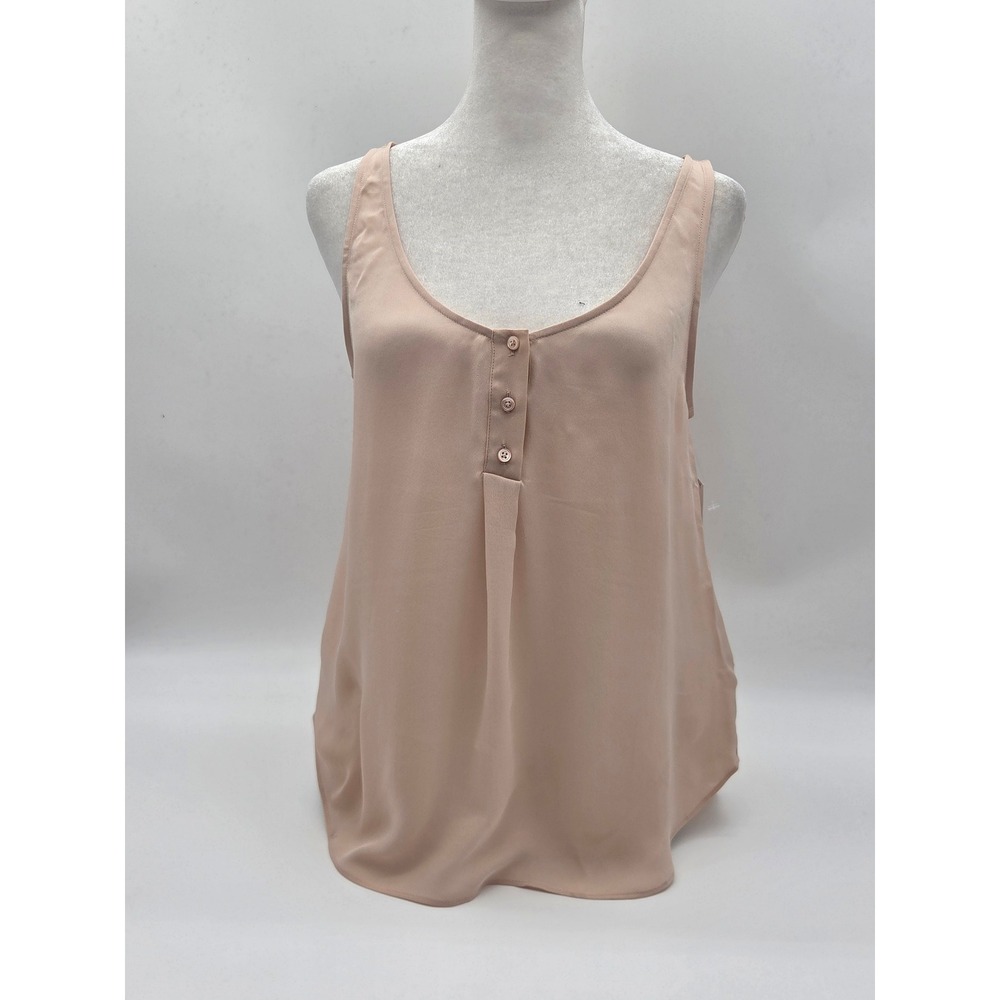 Joie Carelen Pink Silk Sleeveless Button Front Tank Top XS NWT 101-469